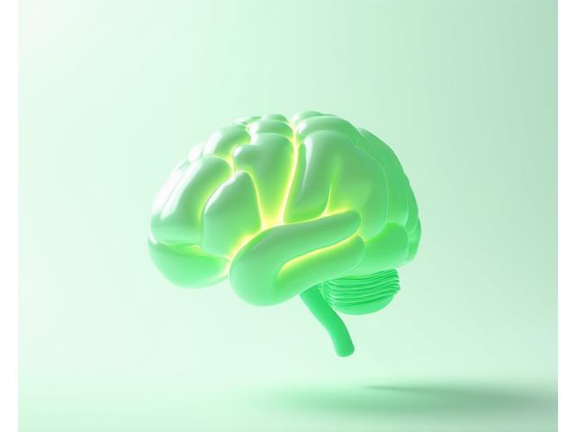 Symboliczne przedstawienie mózgu ze spokojnymi falami, ilustrujące korzyści mindfulness dla zdrowia psychicznego.