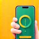 Ikona symbolizująca smartfona z aplikacją wellness na ekranie, reprezentująca dostęp do mobilnej aplikacji.