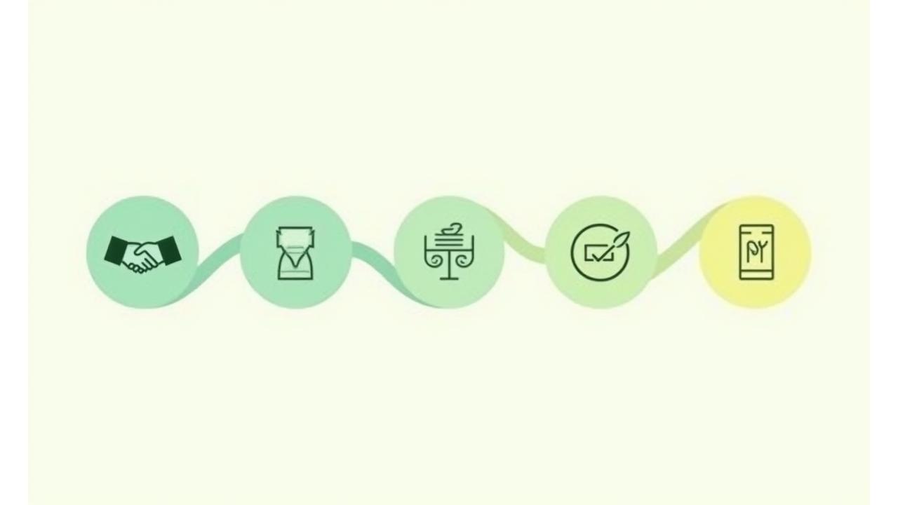 Graficzne przedstawienie pięciu etapów tworzenia spersonalizowanego planu wellness w formie wizualnej osi czasu z ikonami.