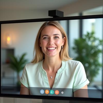 Dietetyk Katarzyna Kowalska prowadzi sesję Q&A online z członkami społeczności Żywa Droga Wellness